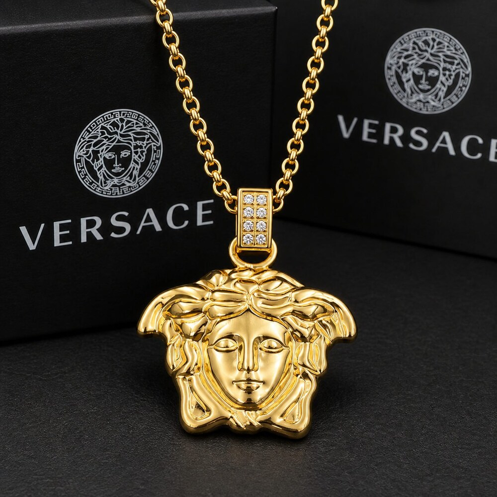 Versace Bold Statement Necklace Style 3 | New with Box - Picture 3 of 9